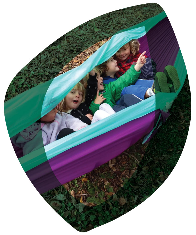 kids in a hammock